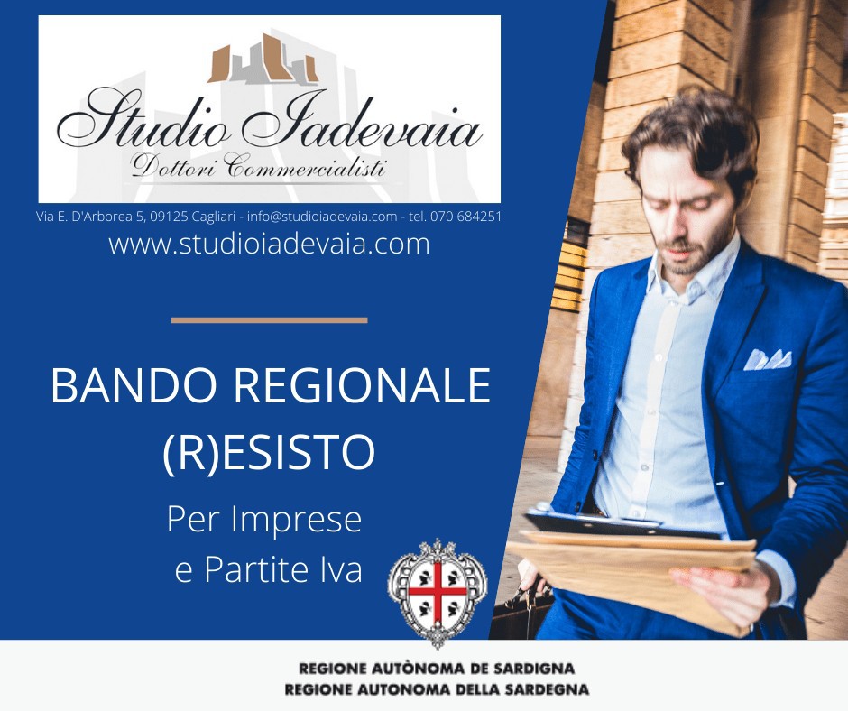 Nuovo Bando Regione Sardegna – Fondo (R)esisto